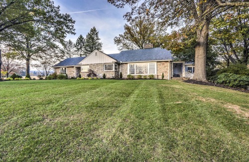 Bernville House | Private 30+ Acre Estate with its own 6 Acre Lake and one lane bowling alley!