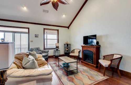 Ocean Springs House | Private Beach and Views! Stilted Ocean Springs Home