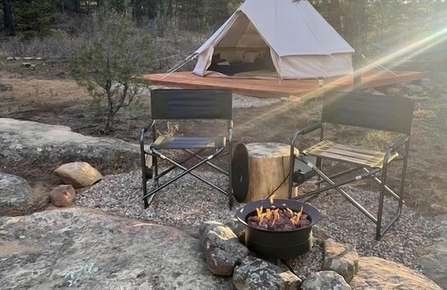 Boncarbo RV Rental | Private Bell Tent with Amazing Stargazing in Colorado