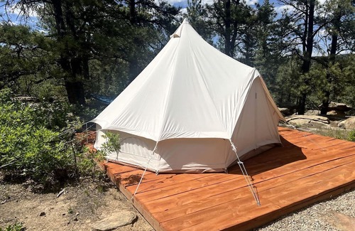 Boncarbo RV Rental | Private Bell Tent with Amazing Stargazing in Colorado