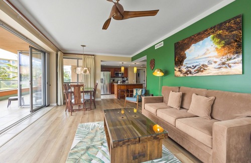 Honokowai Resort | Private Corner Oasis | Wraparound Lanai & Waterfall Views at Honua Kai Konea 218