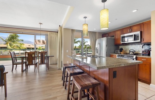 Honokowai Resort | Private Corner Oasis | Wraparound Lanai & Waterfall Views at Honua Kai Konea 218