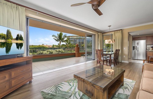 Honokowai Resort | Private Corner Oasis | Wraparound Lanai & Waterfall Views at Honua Kai Konea 218