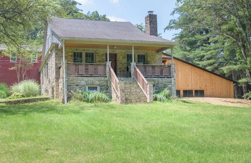 Canadensis House | Private indoor salt heated pool and multi family stay.