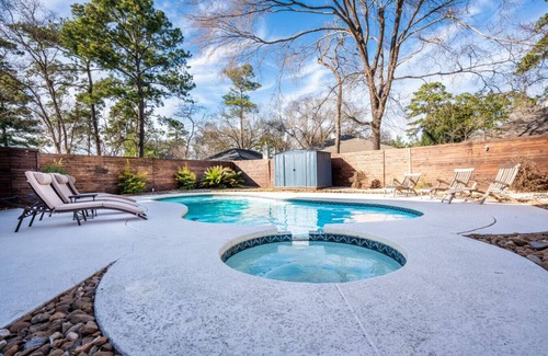 Spring House | Private, Modern Oasis! Pool, Fire Pit, Prime Location