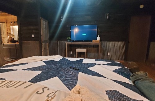 Pineville Other | Private, rustic country home with hot tub, movie theater and a view