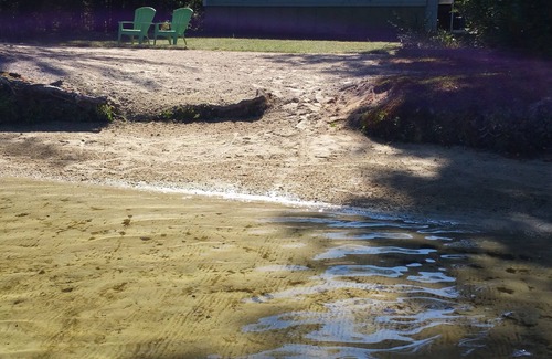 Raymond House | Private sandy beach, clean quiet lake, AC in all bedrooms