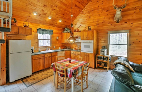 South Boardman Cabin | Private South Boardman Cabin on 10 Forest Acres!