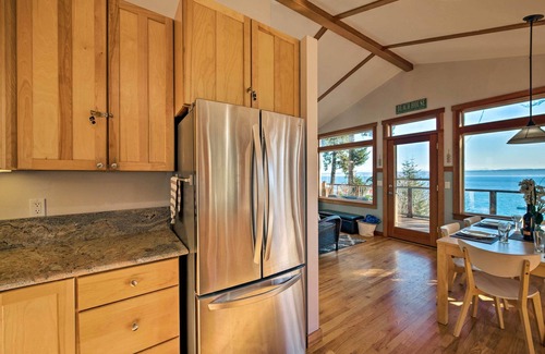 Kingston House | Puget Sound Escape: Private Beach & Oversized Deck