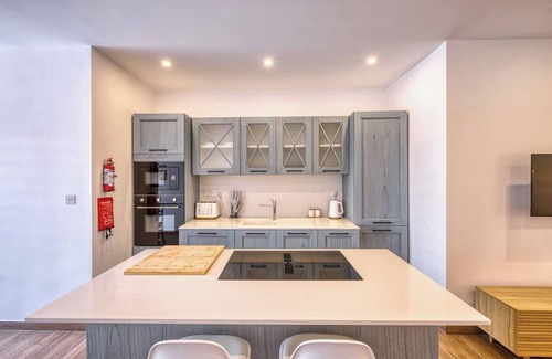 Qala Apartment | Qala Tranquil Escape - Stylish with Terrace & AC