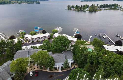 Enchanted Hills Condo | Quaint and quiet 2-bedroom lake front condo overlooking Lake Wawasee.