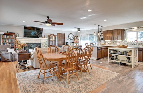 Mountain Green House | Quiet Mountainside home with amazing views just 15 minutes from skiing and town!