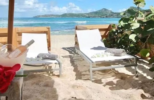 Anse des Cayes Villa | 🏝REAL BEACH VILLA ON THE BEACH !🏝CLOSE TO FLAMANS-ST JEAN BEACH CITY.REST.BARS