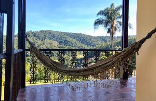 Atibaia House | Recanto Atibaia piscina, área gourmet e vista incrível!