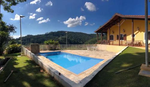 Atibaia House | Recanto Atibaia piscina, área gourmet e vista incrível!