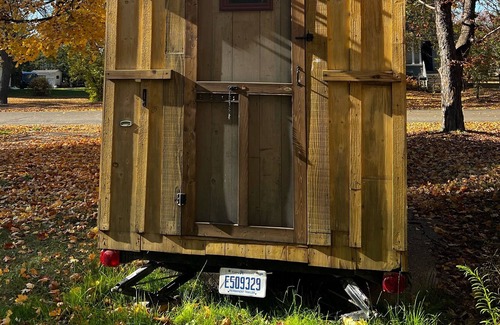 Bois Blanc Island House | Red Roof Lodge Jr. - Tiny Home near Lake Huron - HUNT FISH SLED CAMP!