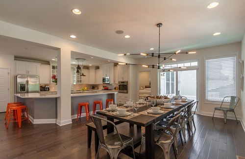 Dodds Addition House | Rehoboth Beach House Rec Room Parking Patio