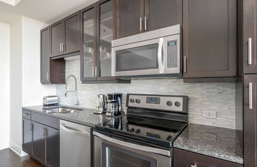 Waller Creek District Apartment | Remarkable Downtown 1BR w/Gym, Pool & Deck, nr Capitol, by Blueground
