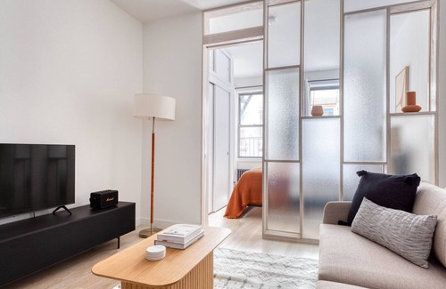 SoHo Apartment | Renovated SoHo 1BR w/W/D, nr Nolita, by Blueground