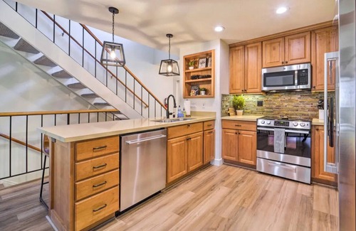 Carnelian Bay House | Renovated Walk to Lake Tahoe Townhome Nestled in the Woods!