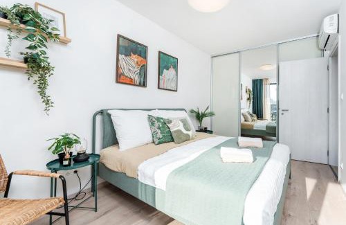 Prague 9 Apartment | Rentero One bedroom O2 Arena Dinopark Apartment