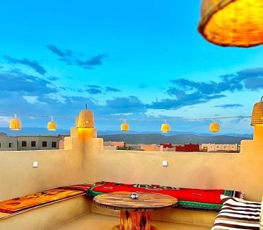 Nekob House | Riad Dar Sahara - Panoramic Rooftop