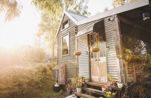 Thornton Cabin | Romantic Cabin for two, nestled in farmland. Valley views, sunsets and wildlife.