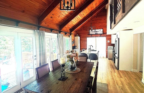 Dysart et al Ski Chalet | Romantic Retreat with King Suite, Luxurious Chalet Surrounded by Towering Maples
