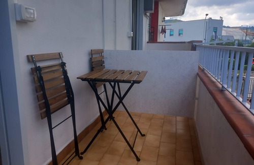 Pace del Mela Apartment | Room 'Stromboli' with Sea View, Wi-Fi and Air Conditioning