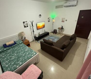 Madinat Zayed House | Room with toilet and tv for couple