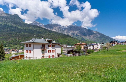 Andalo Apartment | Rossana at Maso Clamer, garden and Dolomites view with pets allowed