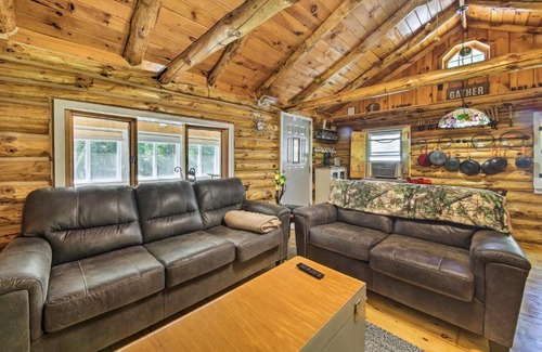Madison House | Rustic Madison Getaway with Fire Pit and Patio!