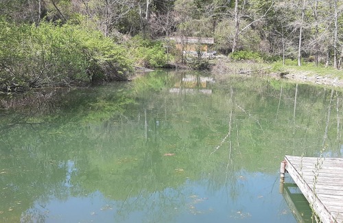 Town of Burns House | RV on Farmstead with Private Spring Fed Pond