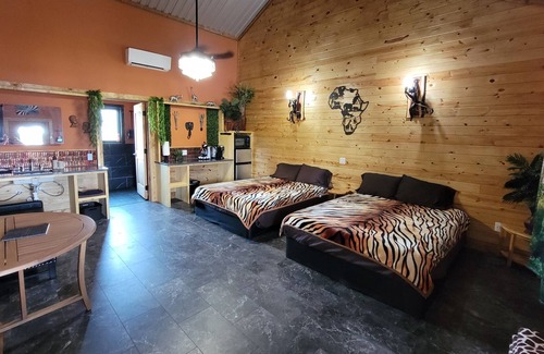 Wise County Cabin | Safari Cabana at Tipsy Toad Retreat