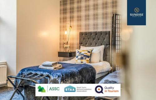 Dundee Apartment | SCOTS-CORNER, Family Home, 2 Rooms, 4 Single Beds, Easy Access Ring-Road Location, Parking, WiFi, Sleeps 4, Fully Equipped, Brilliant Location, Beautiful River Views - Long Stays, INVOICE and REDUCED PRICE are only via SUNRISE SHORT LETS Dundee