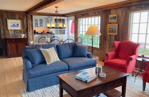 Brooklin Cottage | “Sea Meadow" Oceanfront Cottage: Lighthouse Views and Private Beach