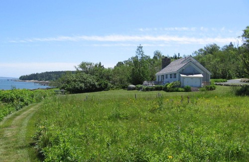 Brooklin Cottage | “Sea Meadow" Oceanfront Cottage: Lighthouse Views and Private Beach