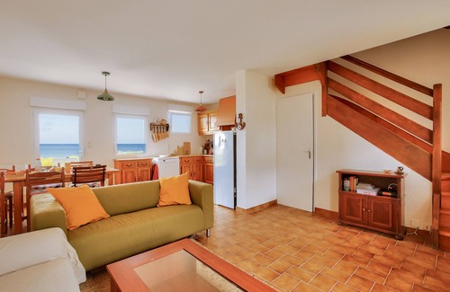 Erquy Ski Chalet | Sea view direct beach access 4 adults and 3 children