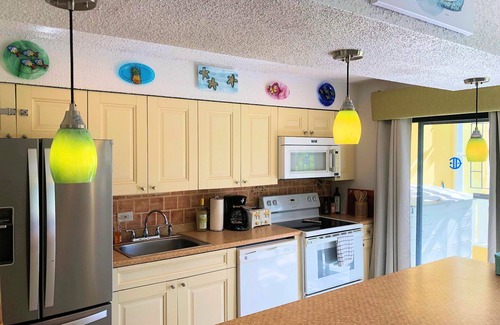 Estate Golden Rock Condo | SeaSide Serenity at Colony Cove-2 bed/2 bath seaside condo- beach and pool.