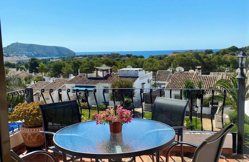 Pinar del Advocat Villa | Seaview villa with large terrace and big pool. Beach 20 min away walk. WiFi. AC.