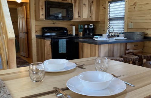 Logan Cabin | Secluded Log Cabin with Premium Hot Tub under Gazebo