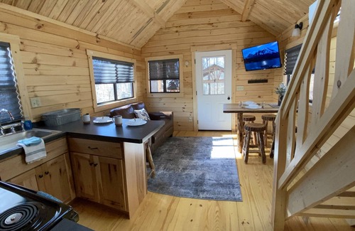 Logan Cabin | Secluded Log Cabin with Premium Hot Tub under Gazebo