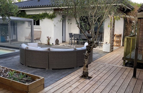 Audenge House | Secluded villa on the Bassin d'Arcachon with private heated pool