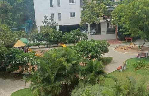 Pallavaram Apartment | secured gated community 2-bedroom apartment with AC, fitness room, swimming pool