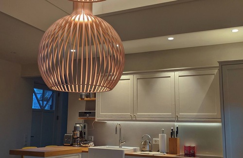 Nieby House | Seegras, das Reetdach Doppelhaus für 4-5 Personen mit Schönem Birkblick