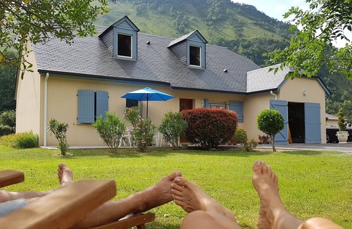 Gere-Belesten House | Seen on the mountain. Well located for our spa friends. skiers and hikers.