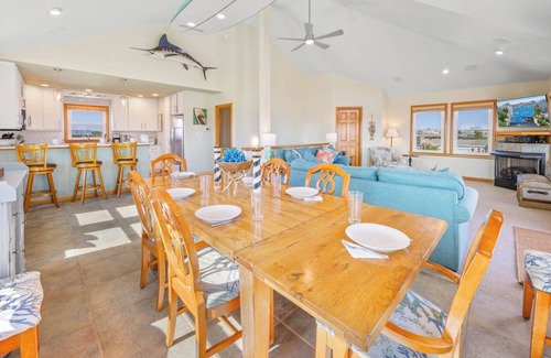 Hatteras Island House | Semi-Oceanfront w/Hot Tub, Game Room, Wet Bar, Cmty Pool and Tennis/Pickleball