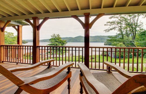 Silver Bay House | Serene Silver Bay Home on Lake George w/Boat Slip