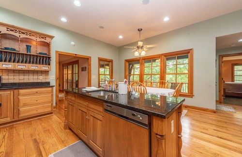 North Glade Hills House | Serene Stay w/Hot Tub, Dock & Game Room