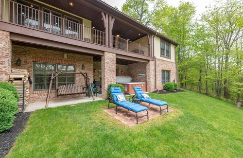 North Glade Hills House | Serene Stay w/Hot Tub, Dock & Game Room